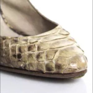 100% AUTHINTIC Python Vintage heels. SIZE 10